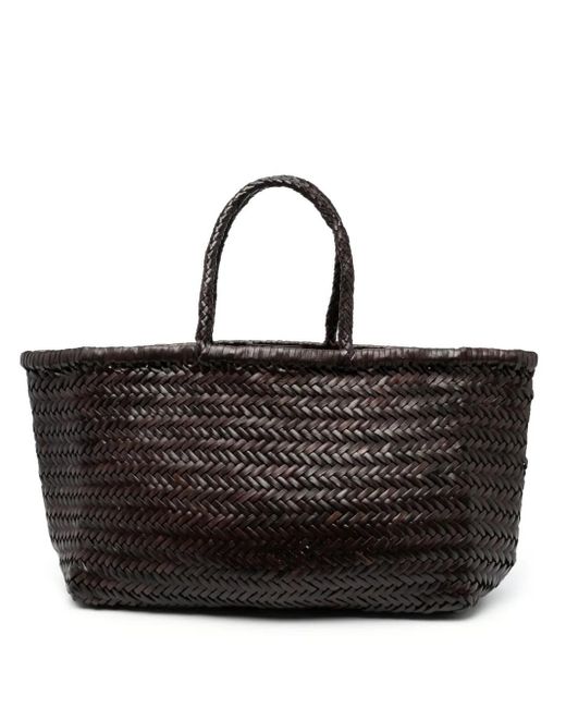 Dragon Diffusion Black Bamboo Triple Jump Design Basket Bag