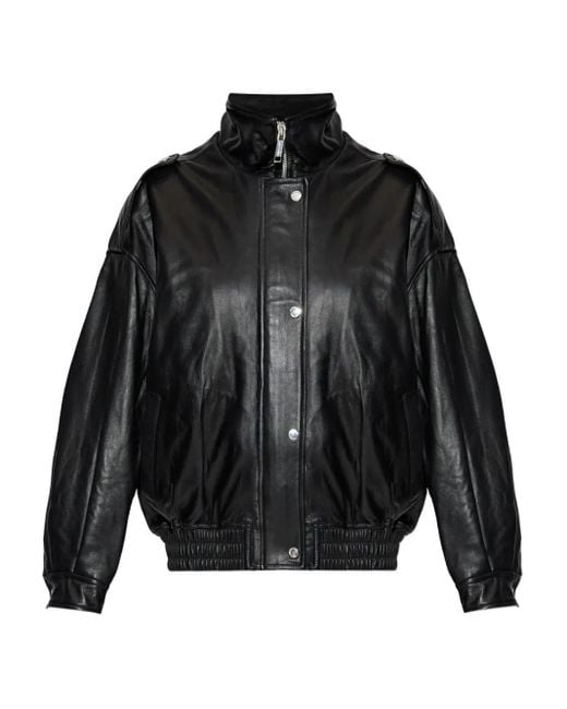Michael Kors Black Leather Jackets