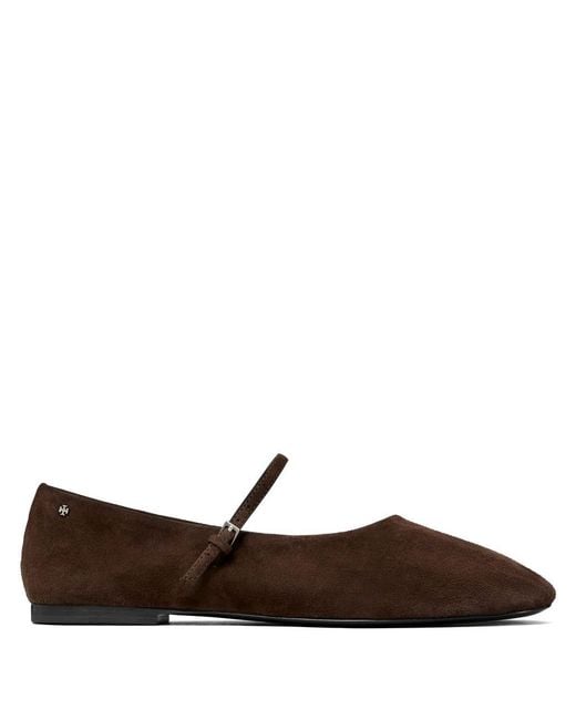 Tory Burch Brown Mary Jane Ballet Flats