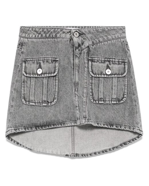 Minigonna Con Taschino di J.W. Anderson in Gray