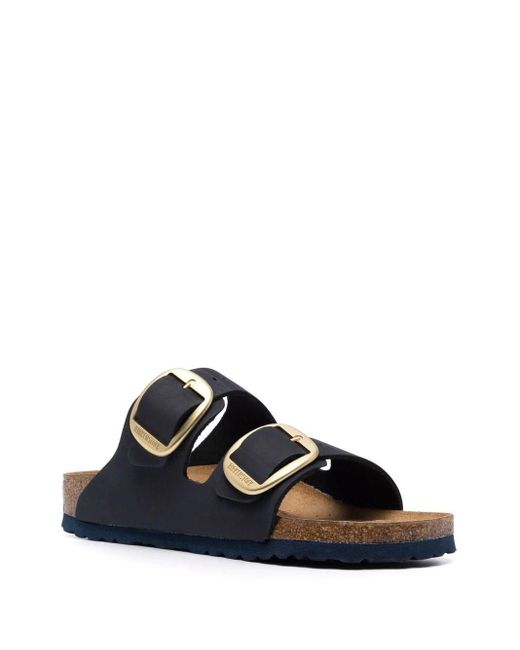 birkenstock big buckle blue
