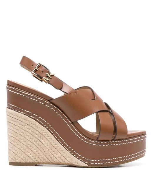 Michael Kors Brown 130Mm Nora Sandals