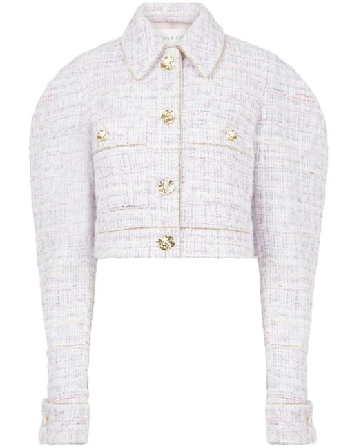 Nina Ricci White Tweed Jacket