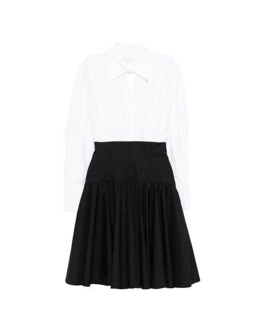 Genny White Two Tone Dress