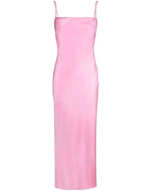 Nanushka Pink Open-back Slip Dress