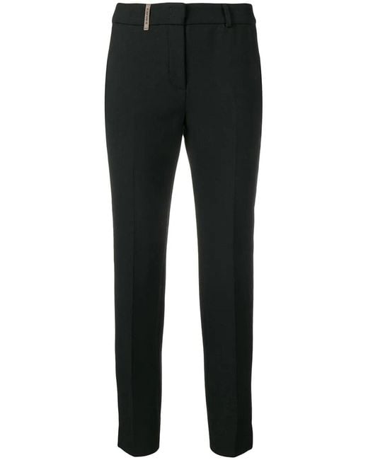 Peserico Black Cigarette Trousers