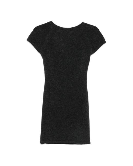 Christopher Esber Black Rae Pullover Mini Dress