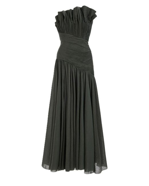 Aje. Green Aquiline Gown