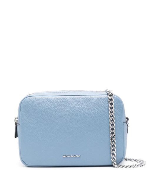 Michael Kors Blue Brayant Md Chain Crossbody