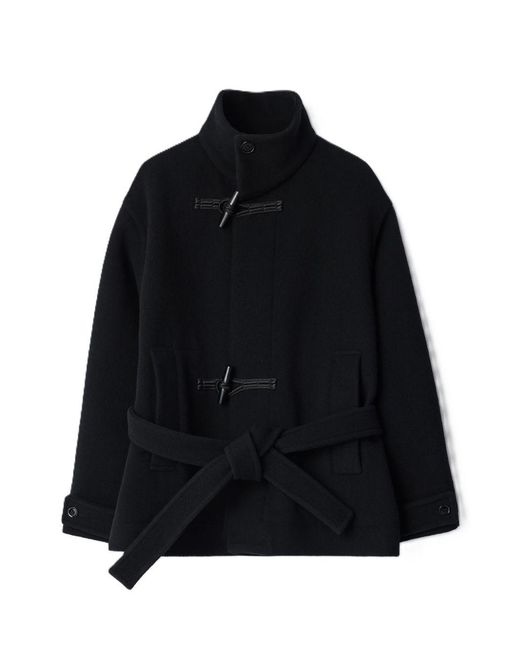 Lemaire Black Short Duffle Coat