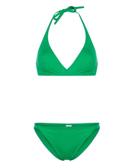 Eres Green Gang Halterneck Bikini Set
