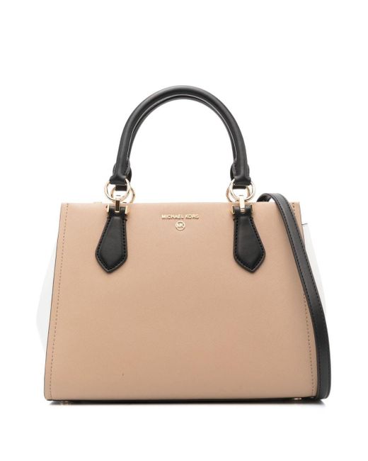 Michael Kors Marilyn Md Satchell in Natural