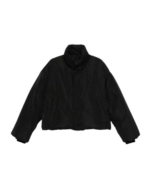 AMI Black High-Neck Puffer Jacket