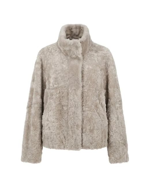 Brunello Cucinelli White Shearling Sheepskin