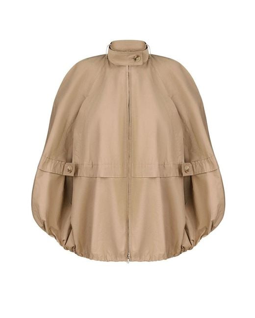 Litkovskaya Natural Deconstructed Bomber-style Cape