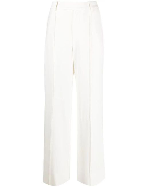 Tailored wide-leg trousers di Proenza Schouler in White