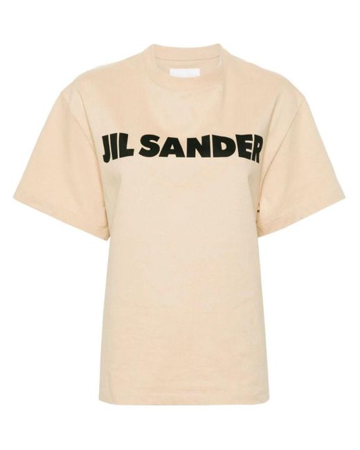 Jil Sander Natural T-Shirts And Polos