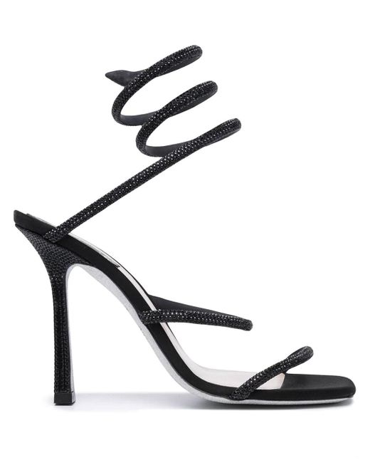 rene caovilla cleo black