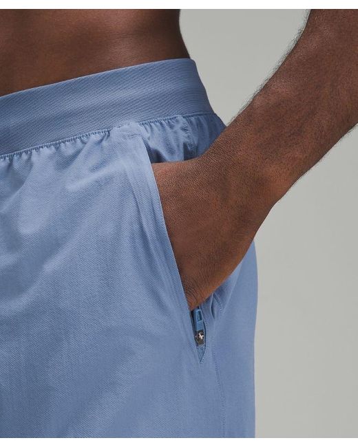 lululemon athletica Blue License To Train Linerless Shorts 7" for men
