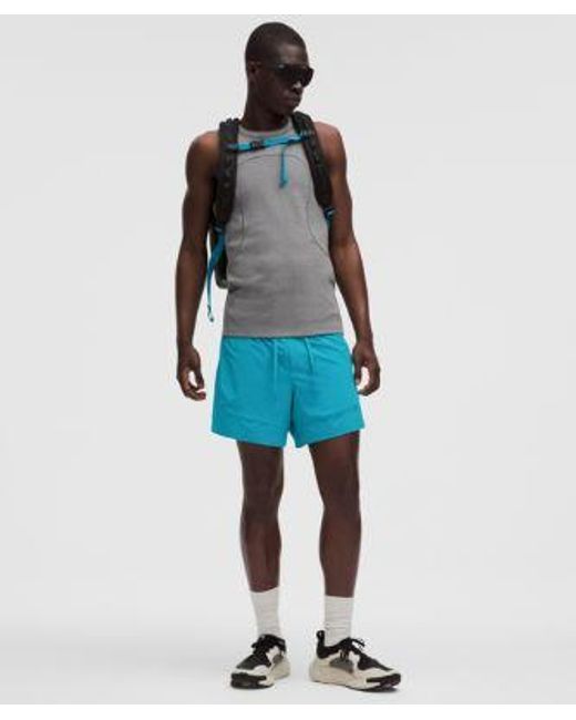 lululemon athletica Blue – Swift Lightweight Linerless Shorts Slnsh Collection – 6" – – Size Large for men