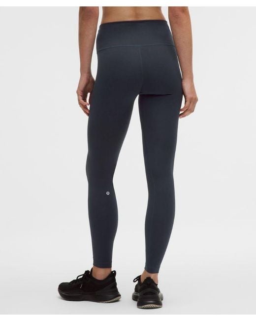 lululemon athletica Blue Wunder Train No Line High-Rise Tight 28"