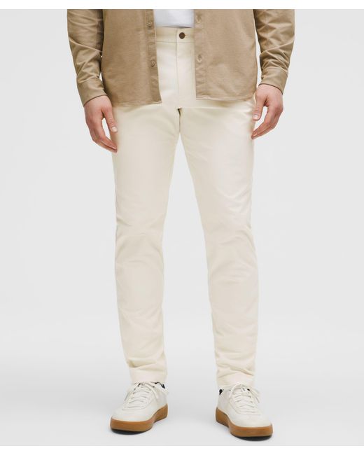 lululemon athletica Natural Abc Slim-Fit Trouser 32L for men