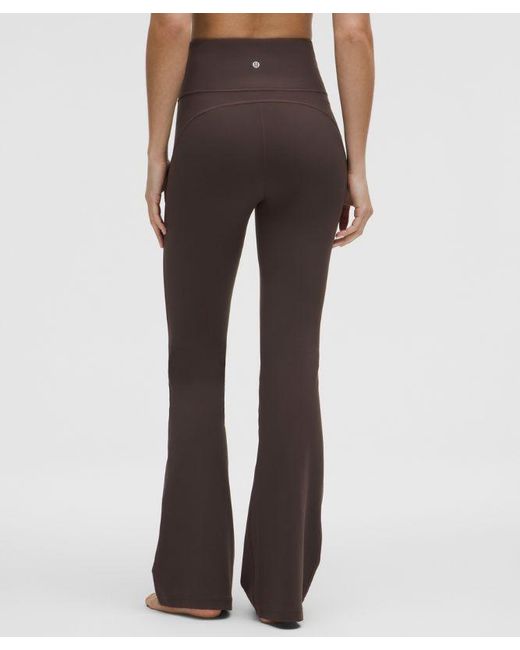 lululemon athletica Brown Groove Nulu Super-High-Rise Flared Pants Regular