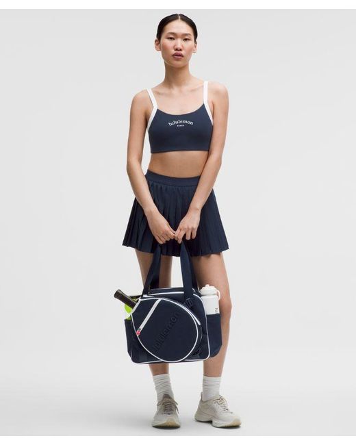 lululemon athletica Blue – Straight-Strap Sports Bra Light Support, B/C Cup Tennis Deuce – –