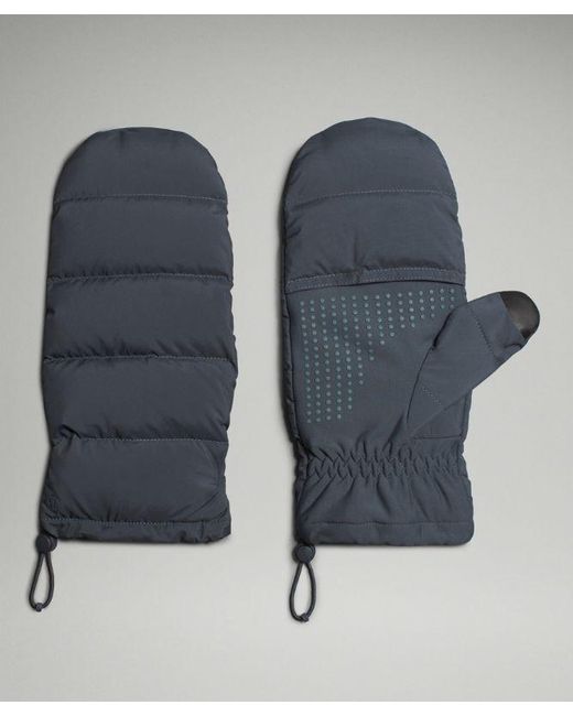 lululemon athletica Blue Wunder Puff Mittens