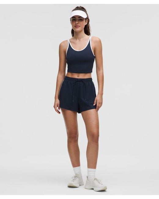 lululemon athletica Blue – Scoop-Neck Cutout Tennis Tank Top Medium Support, B/C Cup – – Size Large