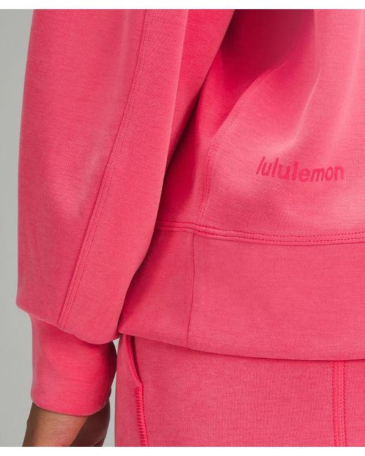 lululemon athletica Pink Softstreme Perfectly Oversized Crewneck Pullover