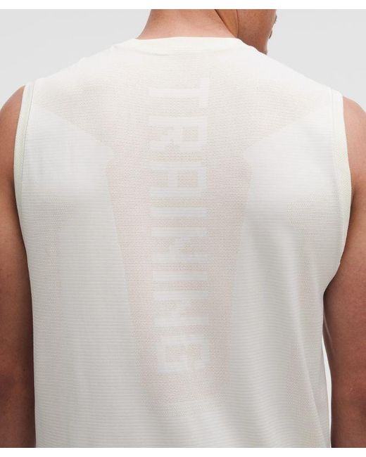 lululemon athletica White Metal Vent Tech Relaxed-Fit Sleeveless Shirt for men