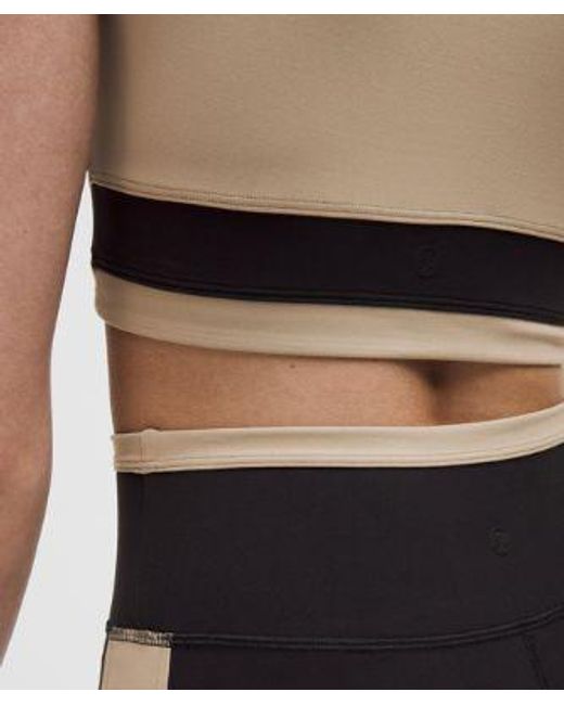 lululemon athletica Black Nulu Cropped Short-Sleeve Shirt