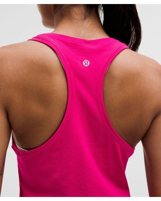 lululemon athletica Pink Swiftly Tech Racerback Tank Top.0 Hip Length