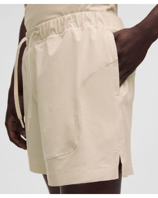 lululemon athletica Natural – Swift Lightweight Linerless Shorts Slnsh Collection – 6" – – Size Large for men