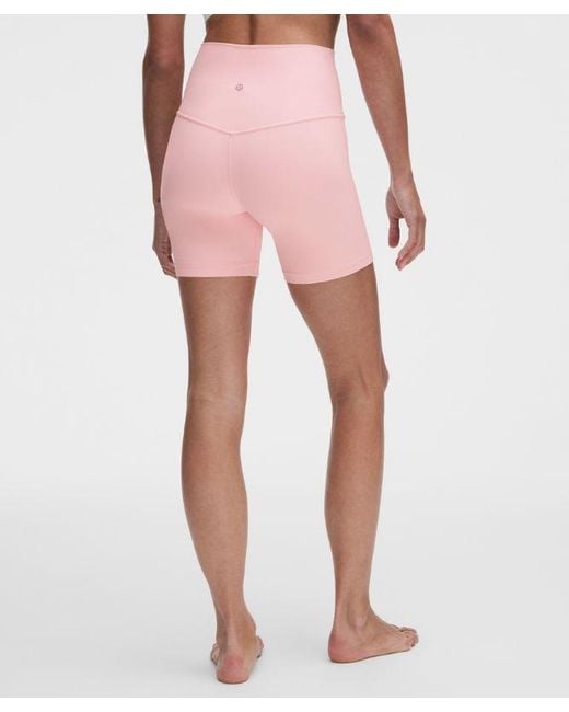 lululemon athletica Pink – Align High-Rise Shorts – 6" – – Size 14
