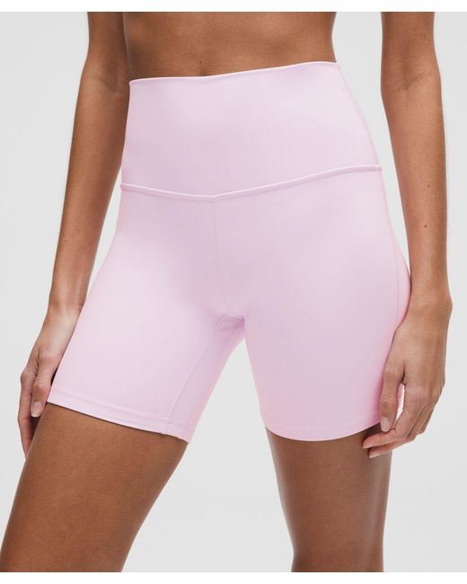 lululemon athletica Pink Align High-Rise Short 6"