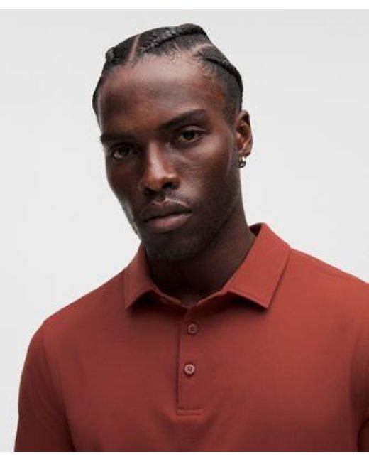 lululemon athletica Red Showzero Slim-Fit Polo Shirt for men