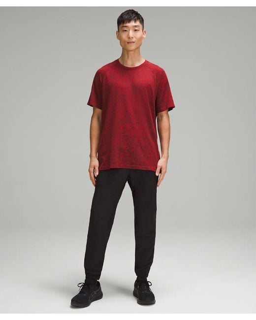 lululemon athletica Red – Lunar New Year Metal Vent Tech Short-Sleeve Shirt – Color Dark/ – for men