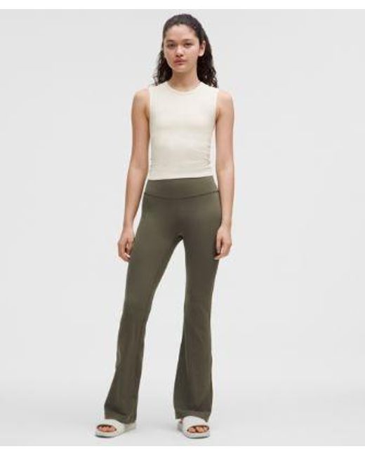 lululemon athletica Green All It Takes Back-Twist Ribbed Tank Top