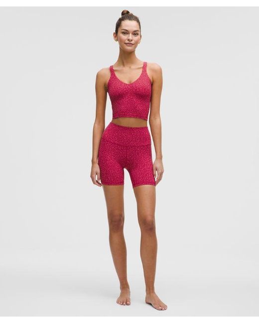 lululemon athletica Red Align Tank Top