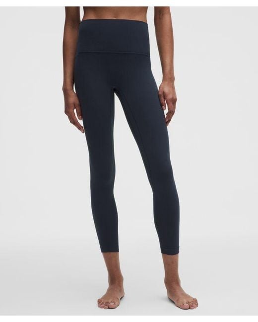lululemon athletica Blue – Align No Line High-Rise Pant With Pockets – 25" – – Size 4