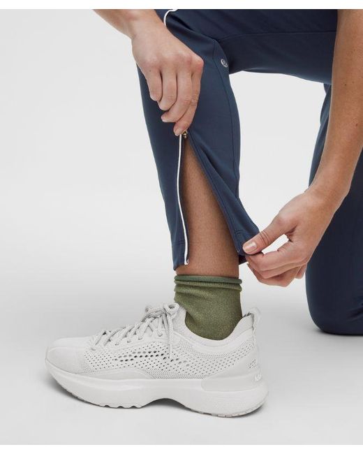 lululemon athletica Blue Everlux Slim-Fit High-Rise Track Pant