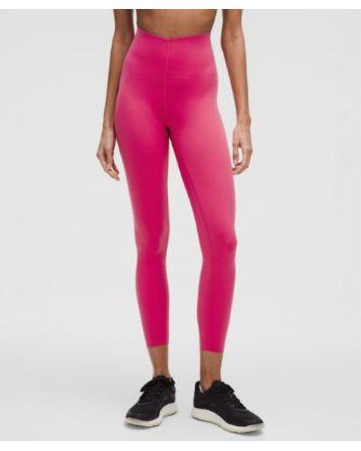 lululemon athletica Pink Glow Up Super-High-Rise Tight 25"