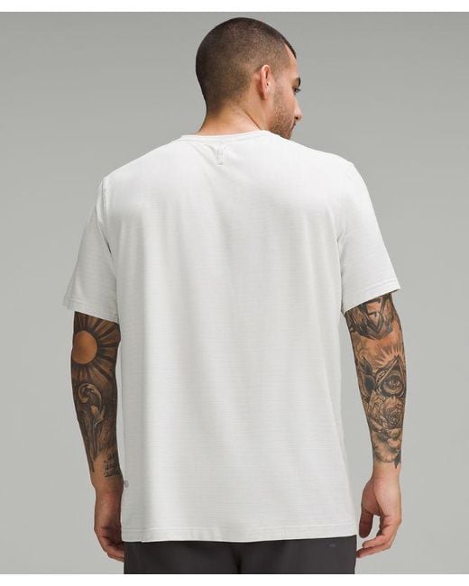 lululemon athletica Gray – License To Train Relaxed Short-Sleeve Shirt – – for men
