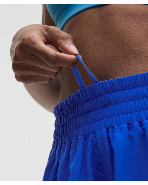 lululemon athletica Blue Shake It Out High-Rise Running Short 2.5"