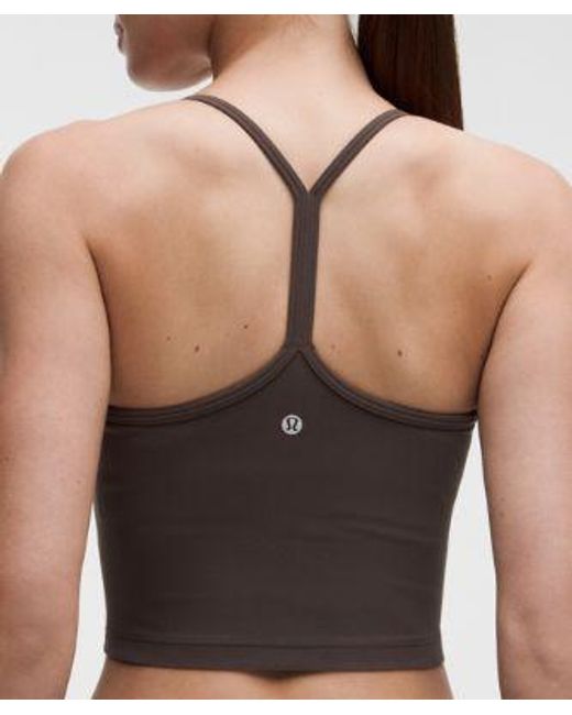 lululemon athletica Multicolor Flow Y Cropped Tank Top
