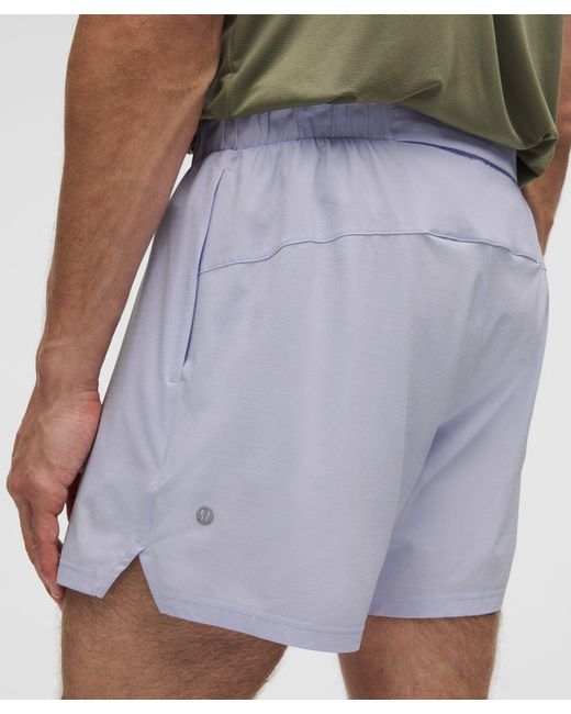 lululemon athletica Green Mile Maker Run Crew Ripstop Linerless Short 6" for men