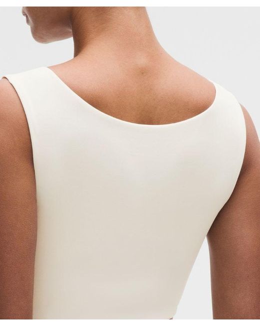 lululemon athletica White – Bend This Boat And Scoop Sports Bra Light Support, A-C Cups – – Size Large/Xl