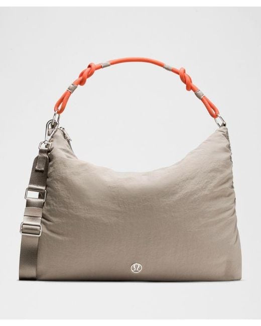 lululemon athletica Gray – Convertible Ruched Crossbody Bag Large 16L –